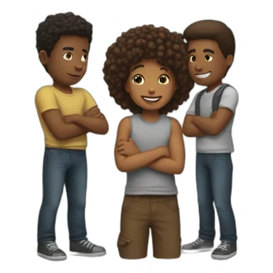 break friendship sticker