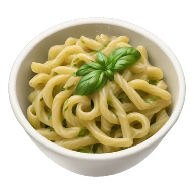 Pesto pasta in a bowl  sticker