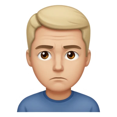 thinking hard sticker