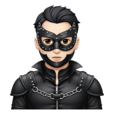 Male BDSM clothing, only the clothing is retained, excluding the head and body. sticker