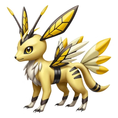 Meloetta-Renamon-Beedrill-Manectric-Palkia-Cresselia-fusion sticker
