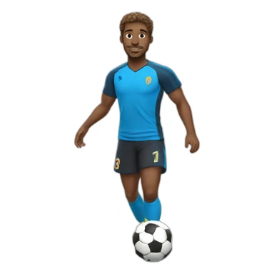 Footballeur a 1000000 sticker