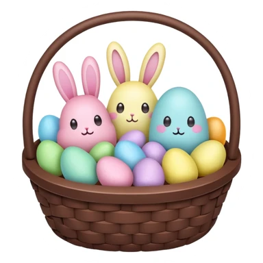  peeps marshmallow easter candy basket kawaii chocolate bunny jelly bean eggs sticker