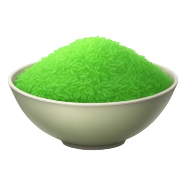 Green rice sticker