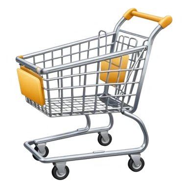 modern sopping cart sticker