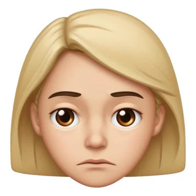 side eye with a frown  sticker