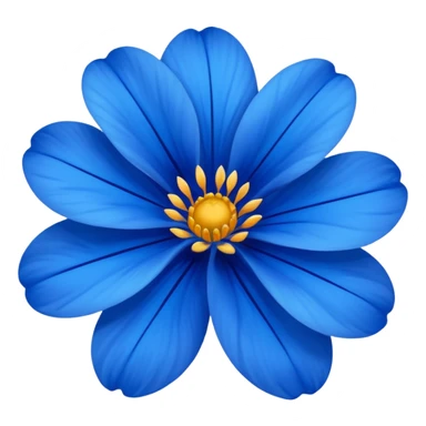 Flor azul sticker