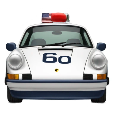navy porsche 911 sticker