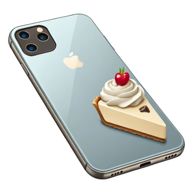 Dessert Titanium iPhone 16 back view, high resolution model  sticker
