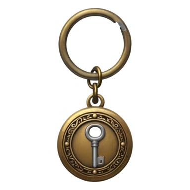 Dungeon key ring sticker
