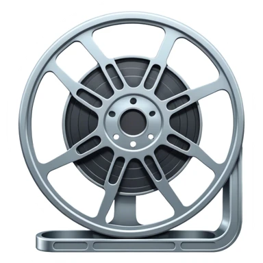 Film reel movie, cold sticker