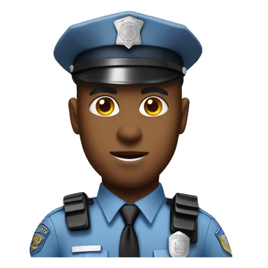 white policeofficer sticker