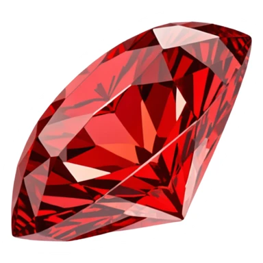 Red diamond with "RED" written on its frontRed diamond with "RED" written on its front sticker
