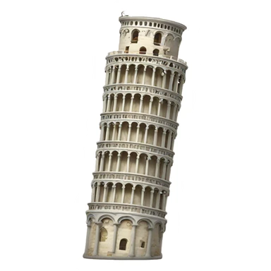 Leaning tower of Pisa sticker