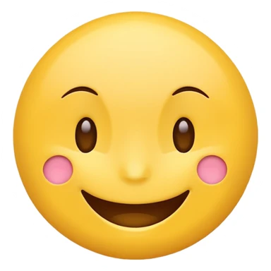 Create a Smile reaction emoji for a new social media app sticker