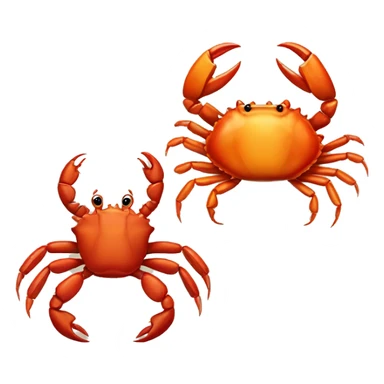 A crab and a scorpion sticker