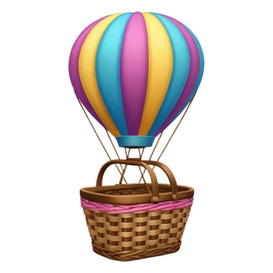 hot air balloon sticker