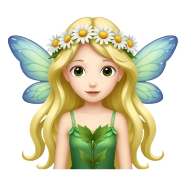 Daisy wings,Flower Fairy. sticker