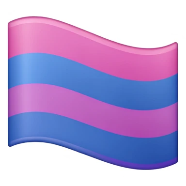 The bisexual flag  sticker