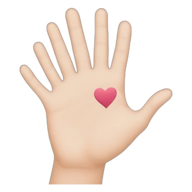 Cœur avec les mains sticker