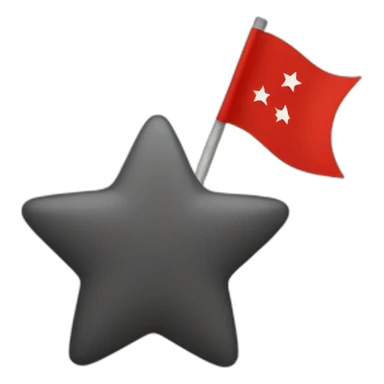 red-flag-five-pointed-star sticker