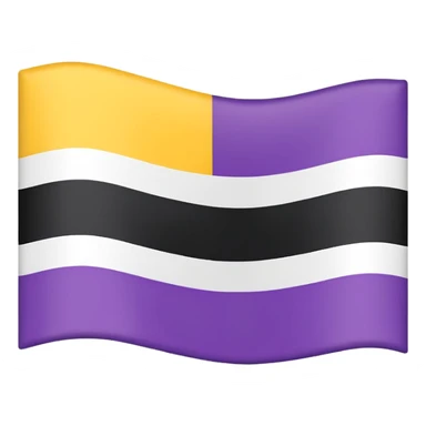 Nonbinary pride flag sticker