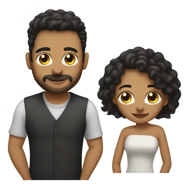  My husband and I sticker