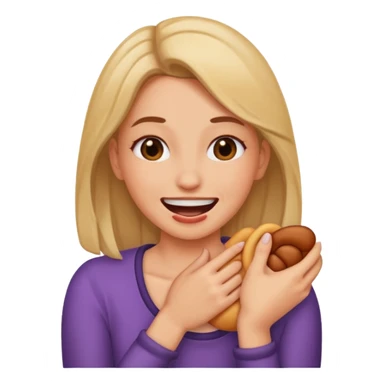 🤦🏻‍♀️ choking herself and smiling  sticker