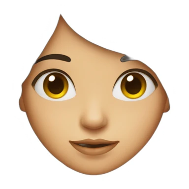 Long-black-hair-brown-eyed-girl-holding-sunflower sticker