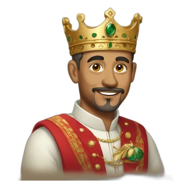 King of morocco sticker