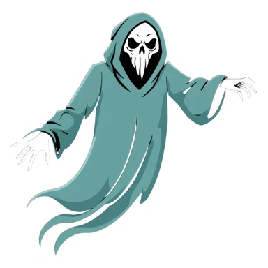 Scary Dementor floating sticker
