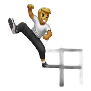 roosevelt parkour sticker