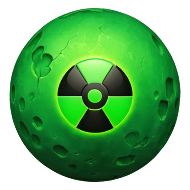 Radioactive sticker