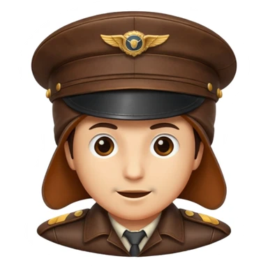 pilot hat sticker