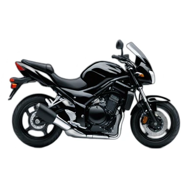 a black suzuki bandit 1200 N 2007 sticker