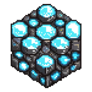 minecraft diamond ore block sticker