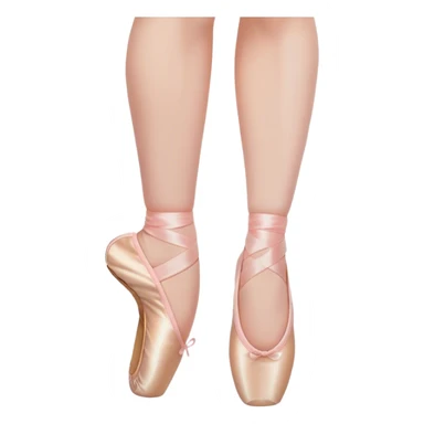 Ballerina pointe shoes sticker