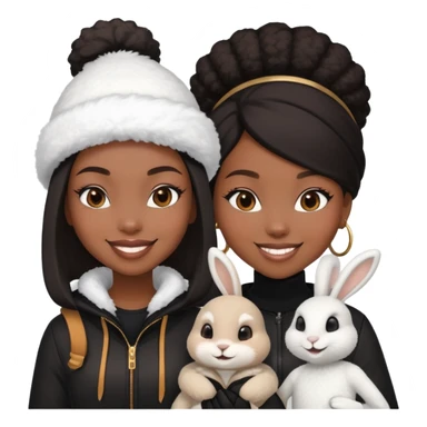 Black people gang banging snkw bunny girl sticker