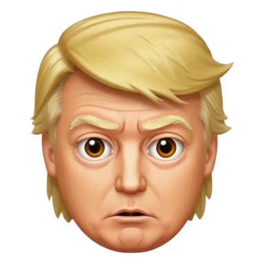 donald trump as a raving lunatic sticker