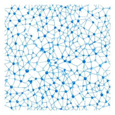 neural network pattern representing artificial intelligence sticker