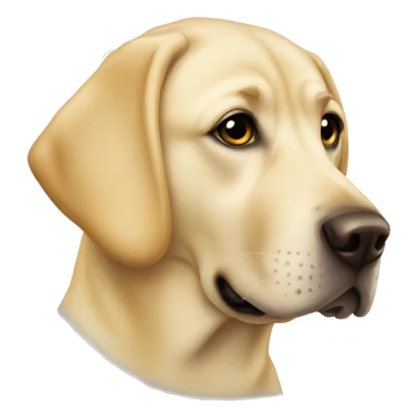 Yellow Labrador at Christmas sticker