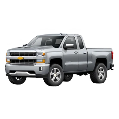 2024 Chevy Silverado grey sticker