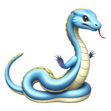 Seviper-Dragonair-Dratini-Snake-hybrid, full body, no legs sticker