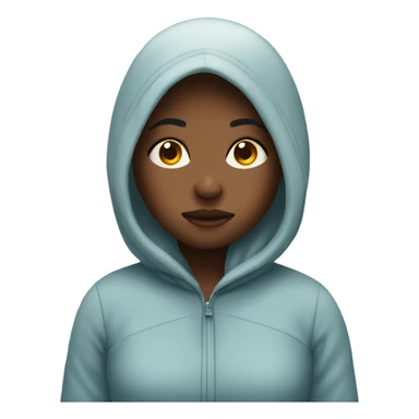 A girl with a cold sticker