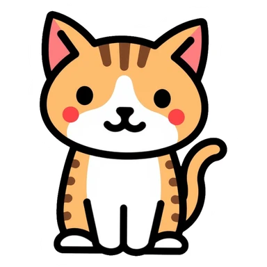 cat covering its ears sticker