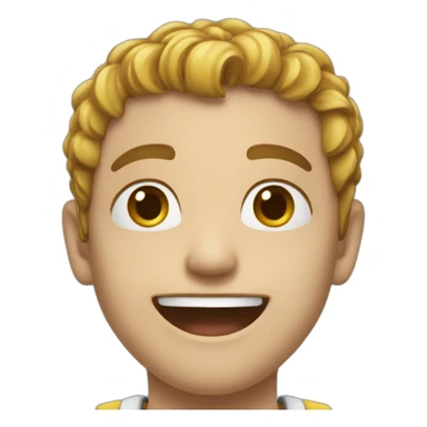 sourire choqué sticker