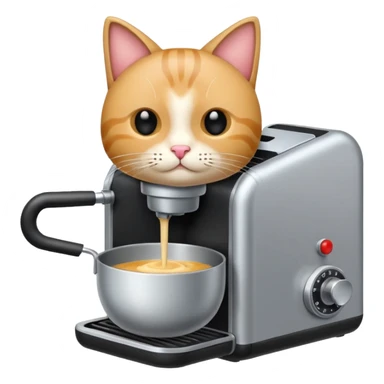 gato cociendo en una maquina de cocer sticker