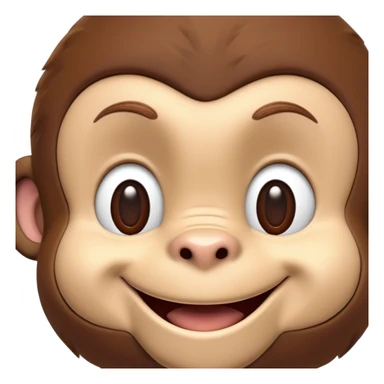 curious george sticker