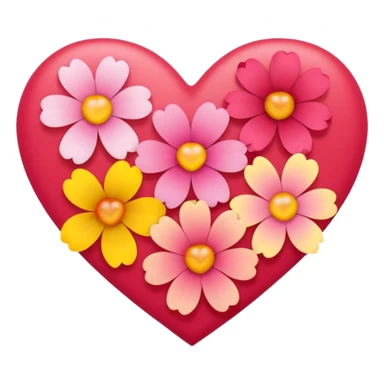Hearts of Flowers sticker
