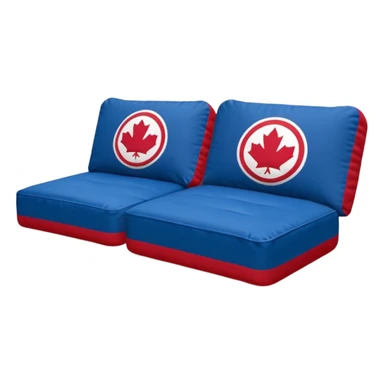 futon beds with Montréal Hockey Team's drift livery sticker